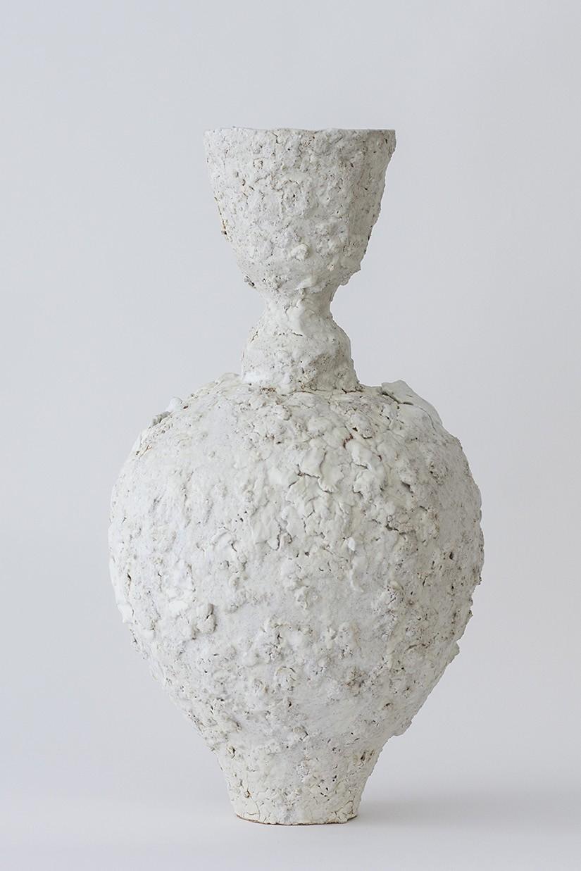 Einzigartige glasierte Vase von Raquel Vidal und Pedro Paz, N.21 (Spanisch) im Angebot