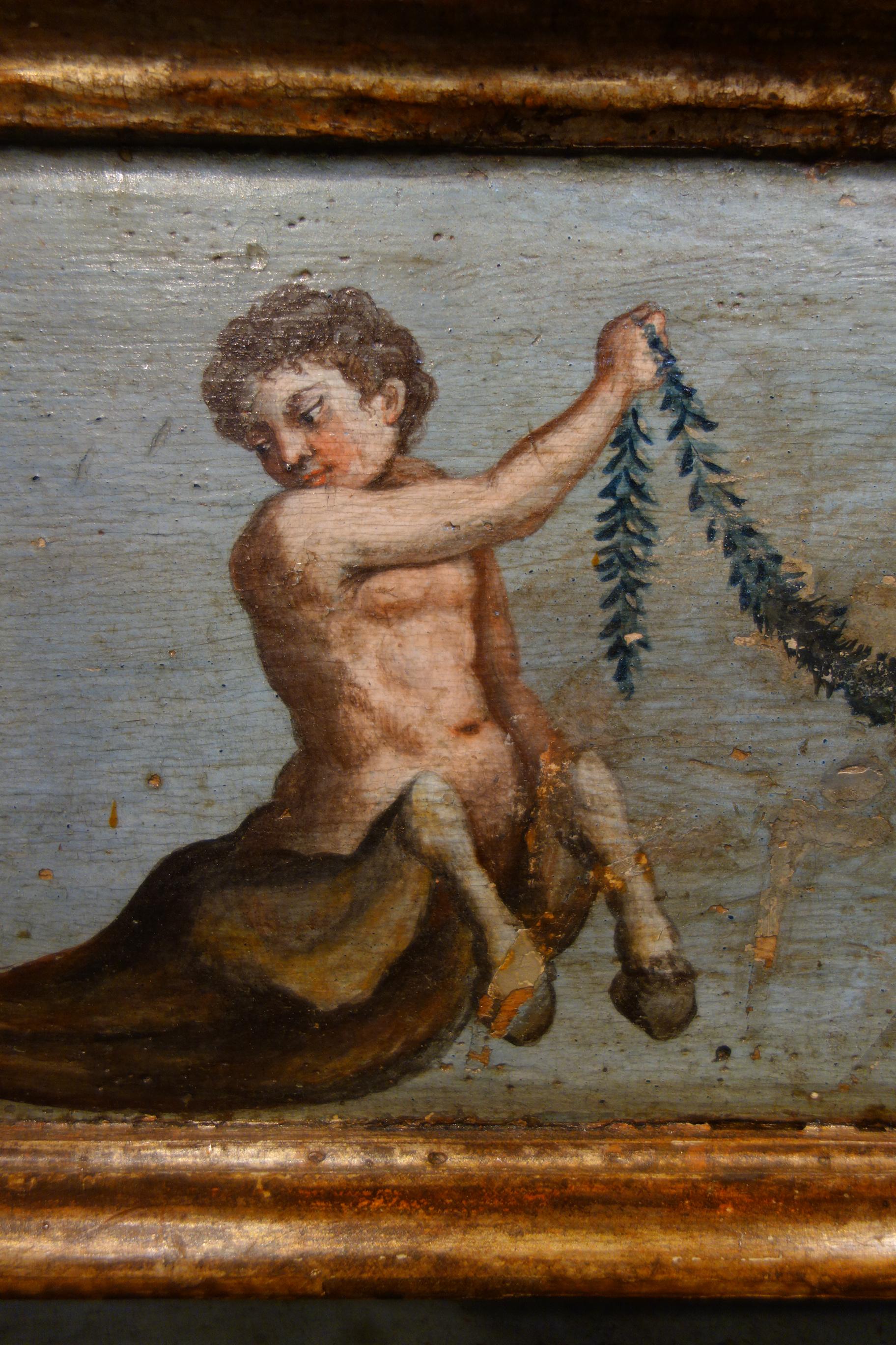Commode italienne unique du 18ème siècle peinte à la main de style Louis XV, Cassone Marchigiano en vente 8