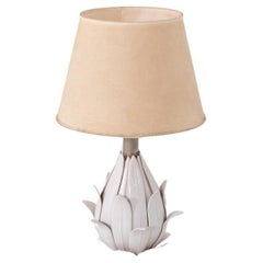 Vintage Unique Italian design ceramic ‘Flower’ lamp, 1970’s