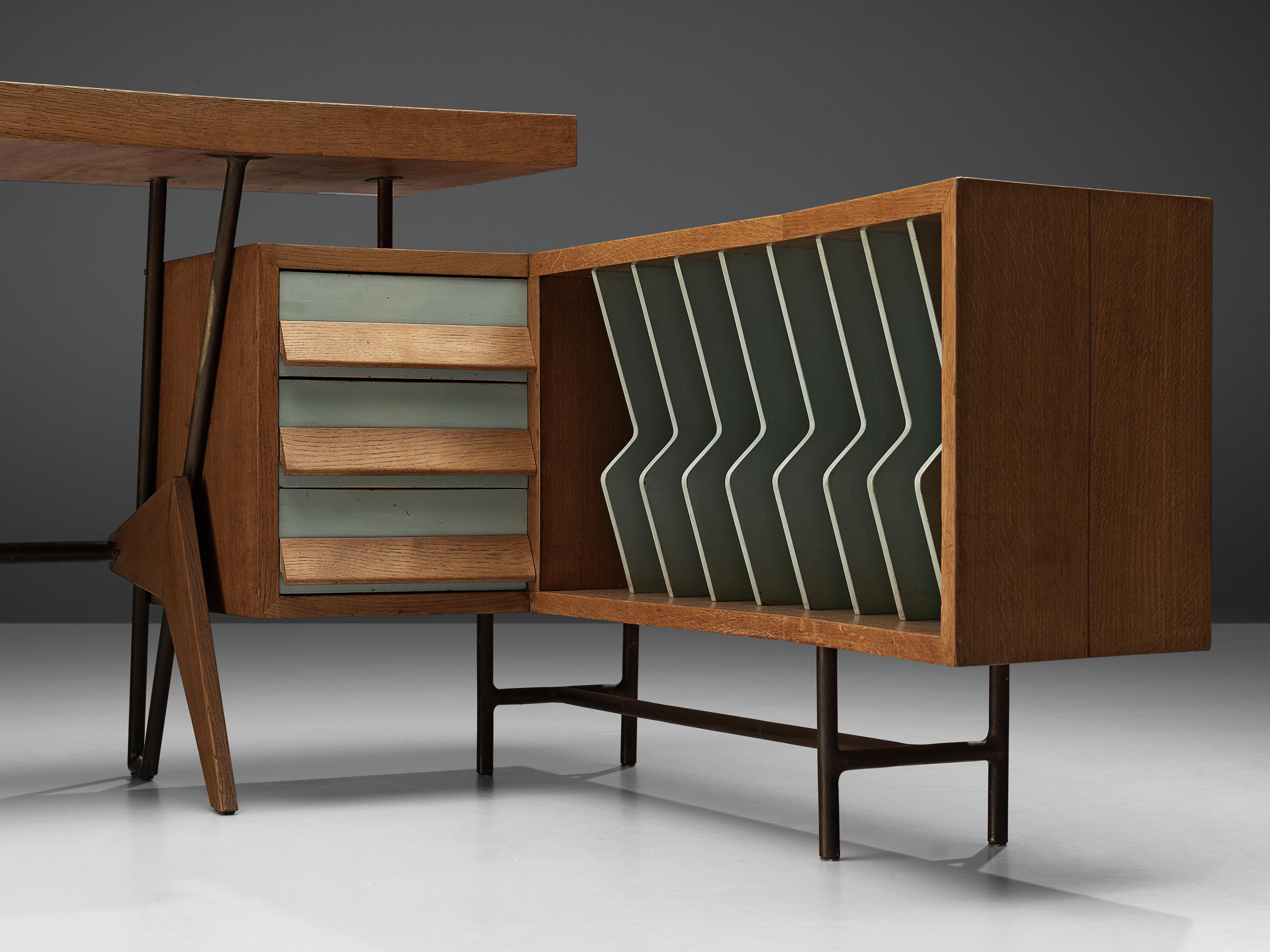 Unique Italian Free-Standing Corner Desk 3