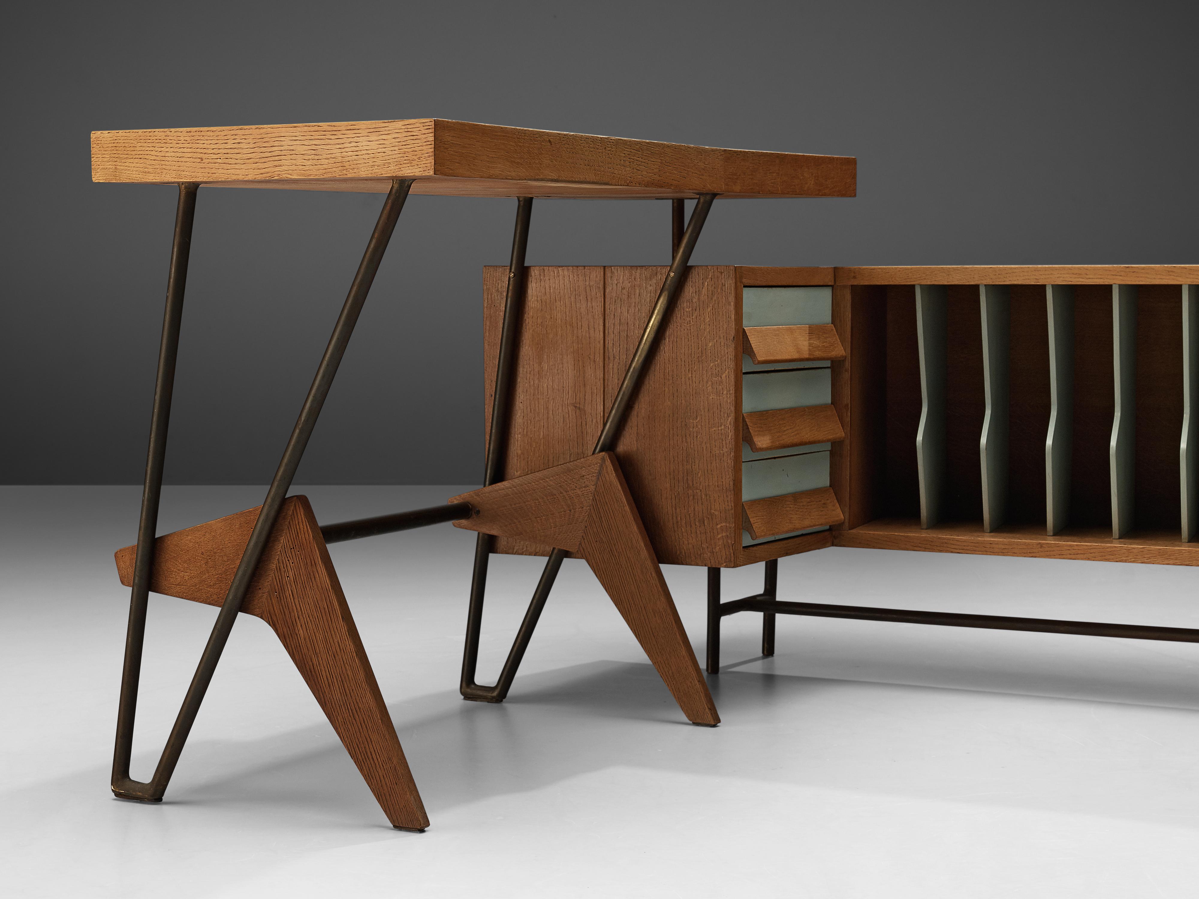 Unique Italian Free-Standing Corner Desk 4