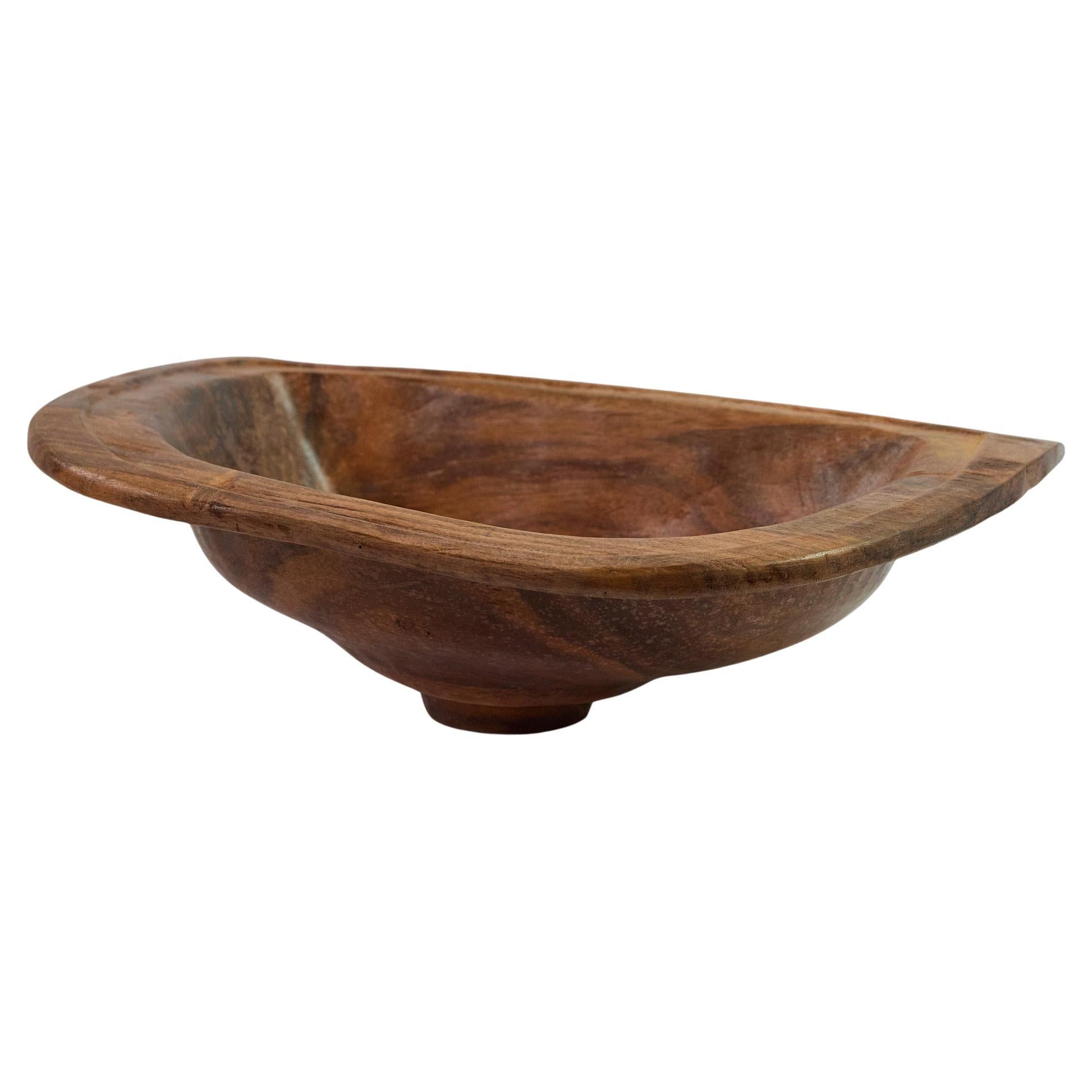 Lavandino italiano in legno intagliato a mano, Rustic Design, XX secolo