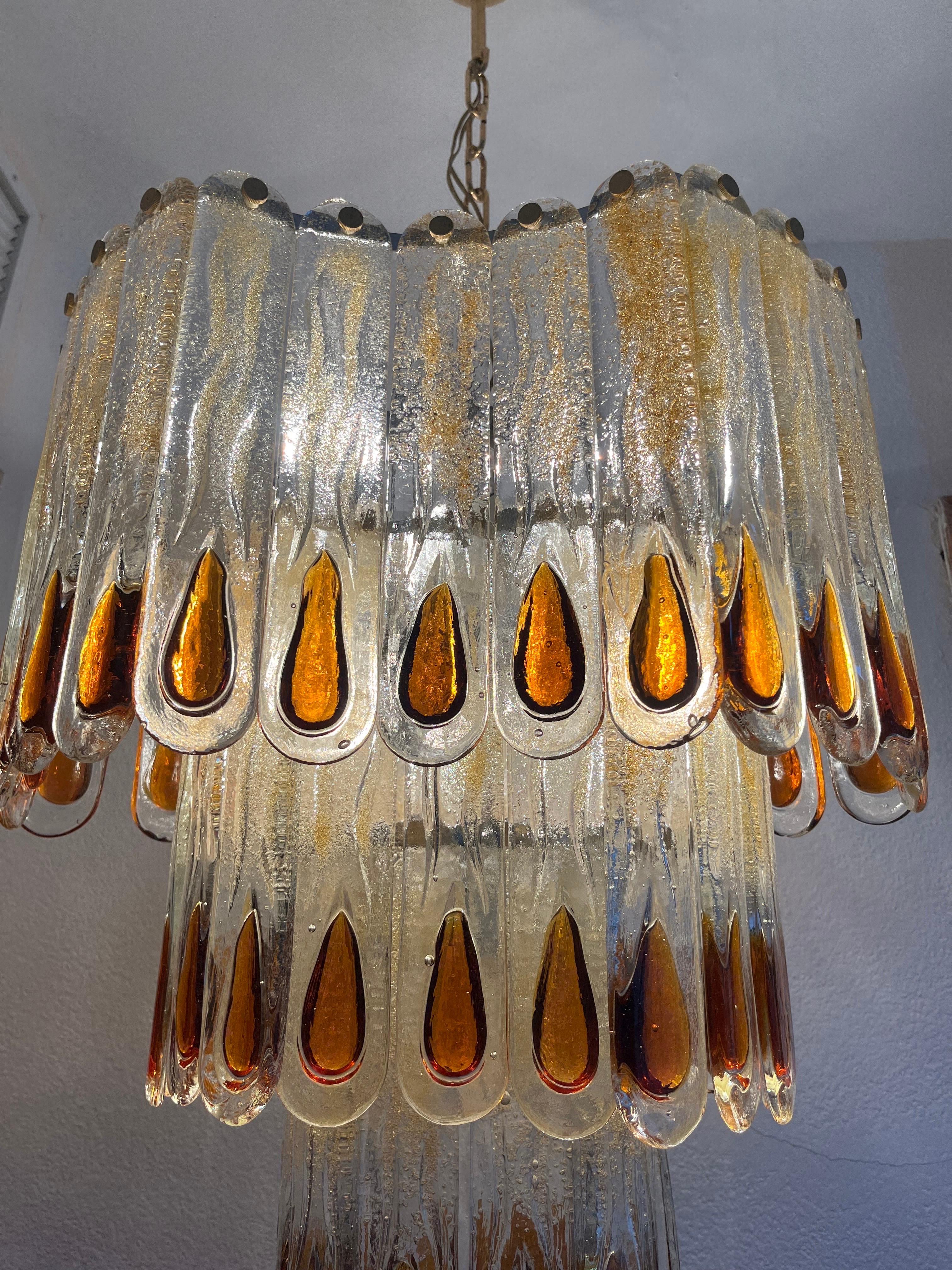 Unique Italian Midcentury Large Murano 