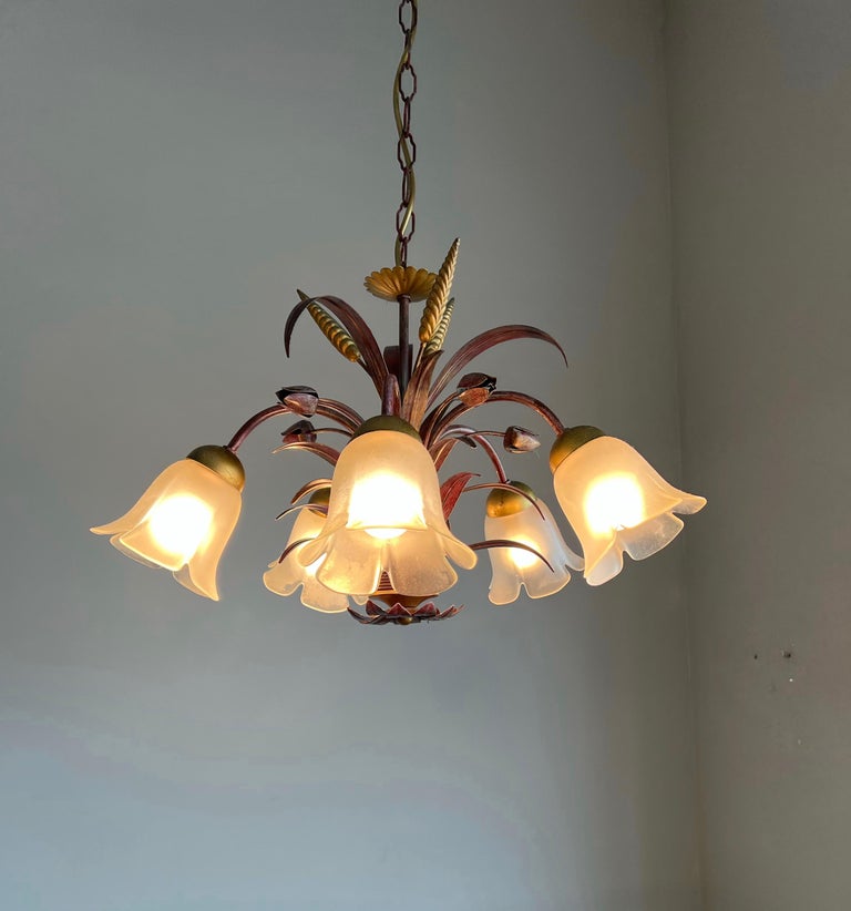 Unique Italian MidCentury Set Includ, Pendant Light, Floor Lamp and 3