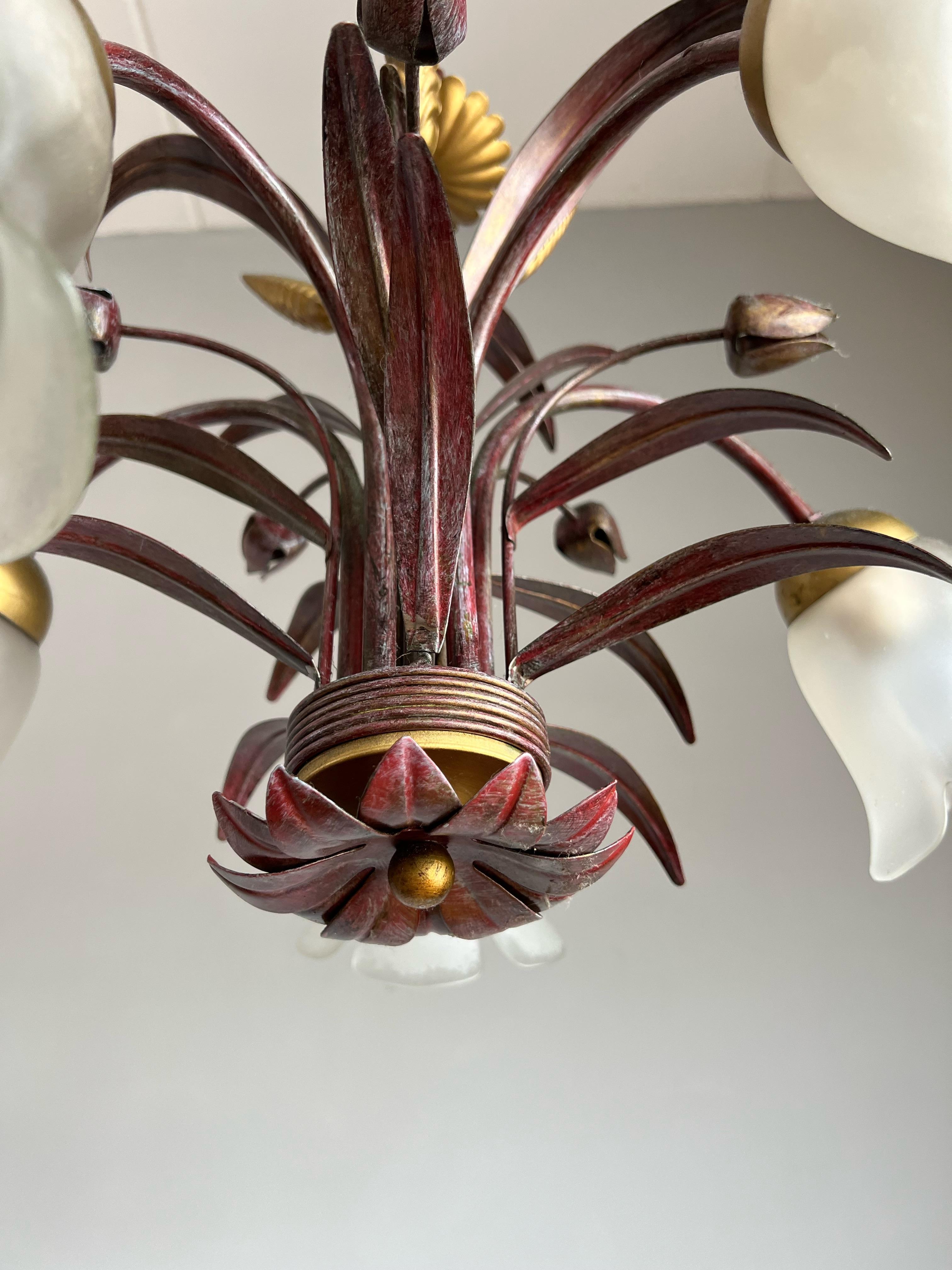Einzigartiges italienisches Mid-Century-Set mit Pendelleuchte, Stehleuchte und 3 Wandleuchten (20. Jahrhundert) im Angebot