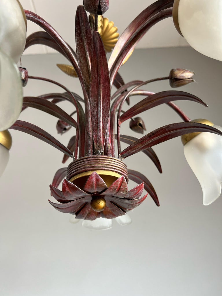 Unique Italian MidCentury Set Includ, Pendant Light, Floor Lamp and 3