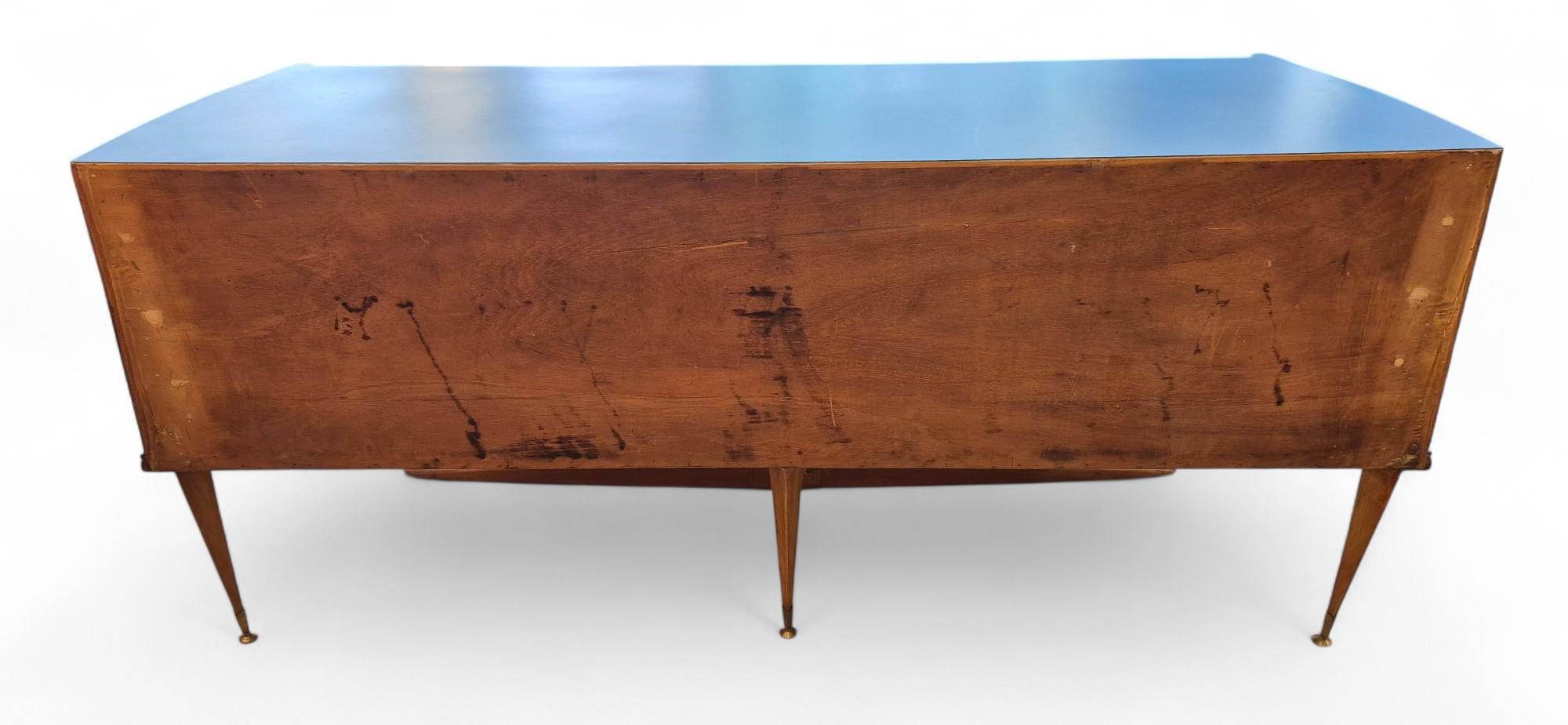 Credenza in radica di olmo di Vittorio Dassi, unica nel suo genere, moderna e di metà secolo. in vendita 7