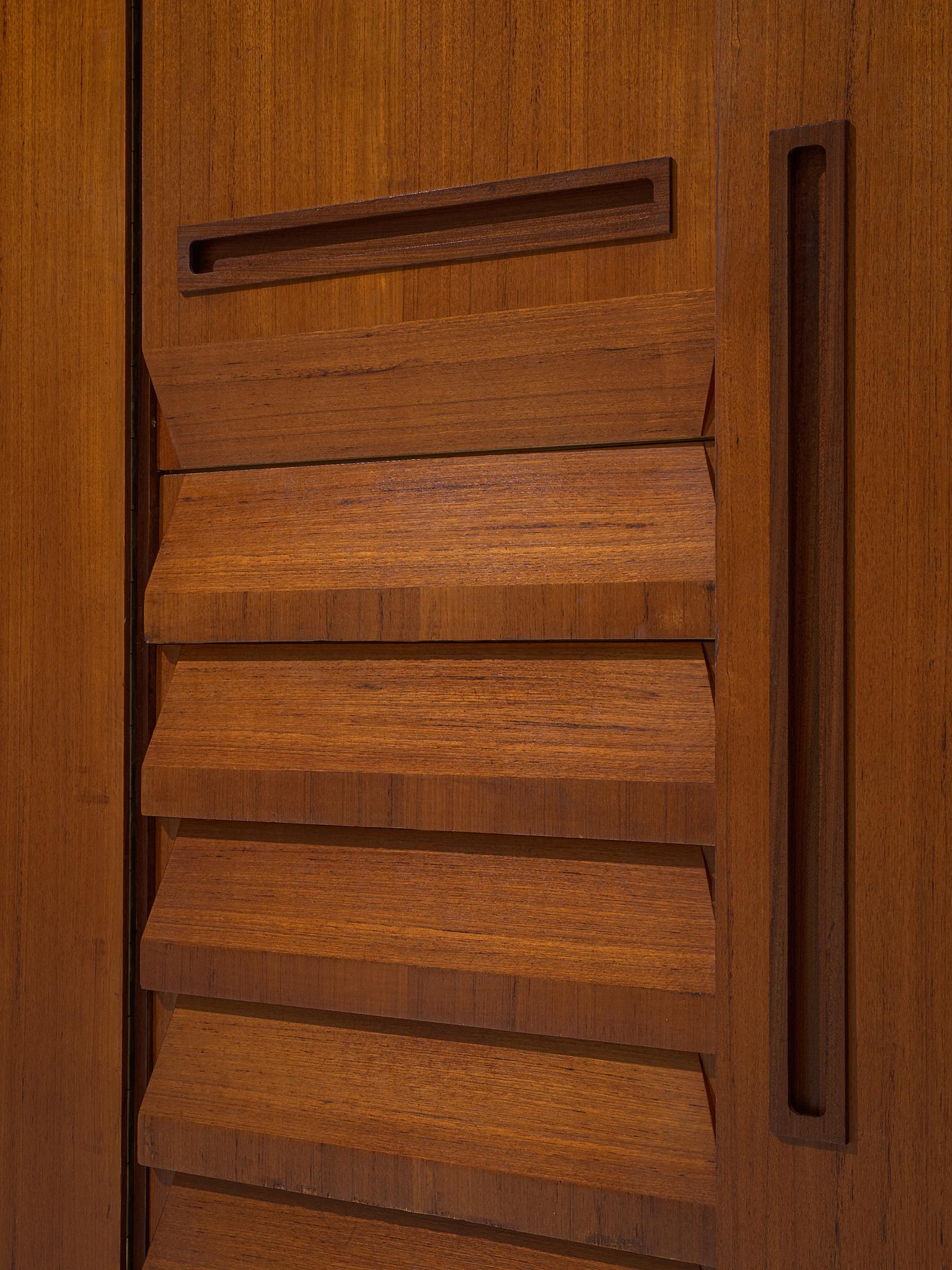 Unique Italian Wardrobe in Teak 1