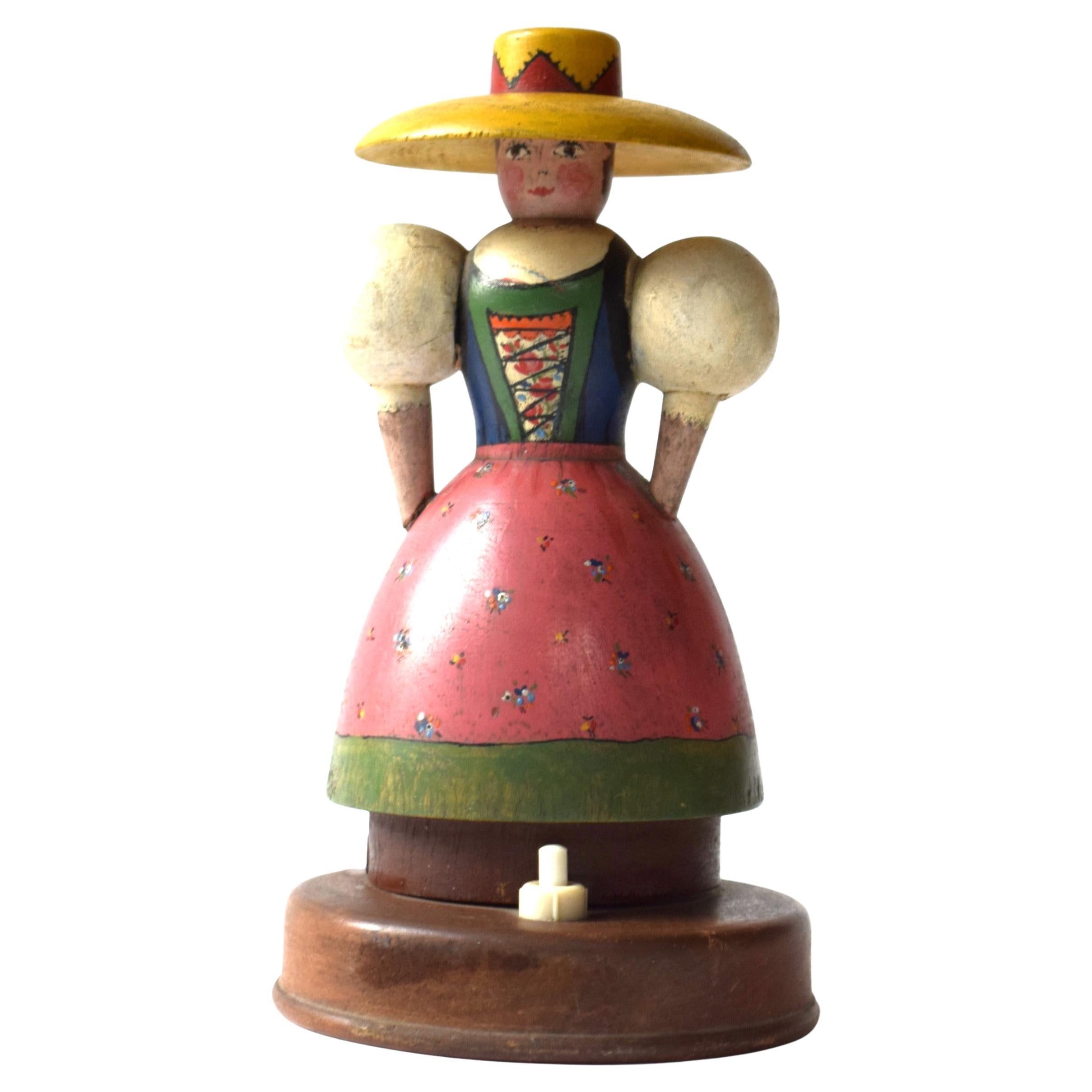 Artículo único: Antigua lámpara Erzgebirge de Sudamérica en venta