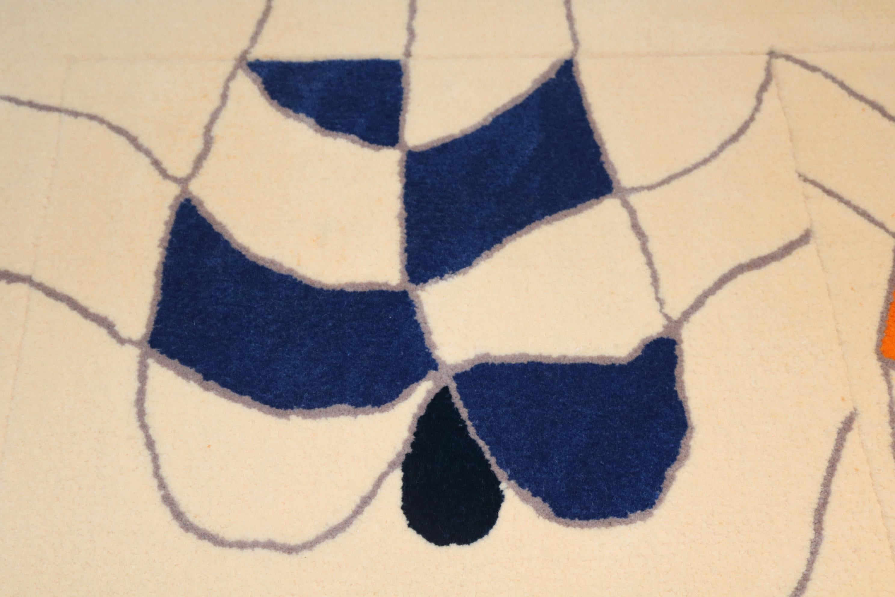 Unique Jan Snoeck Wall-Mounted Rug, Netherlands, 1990s 7