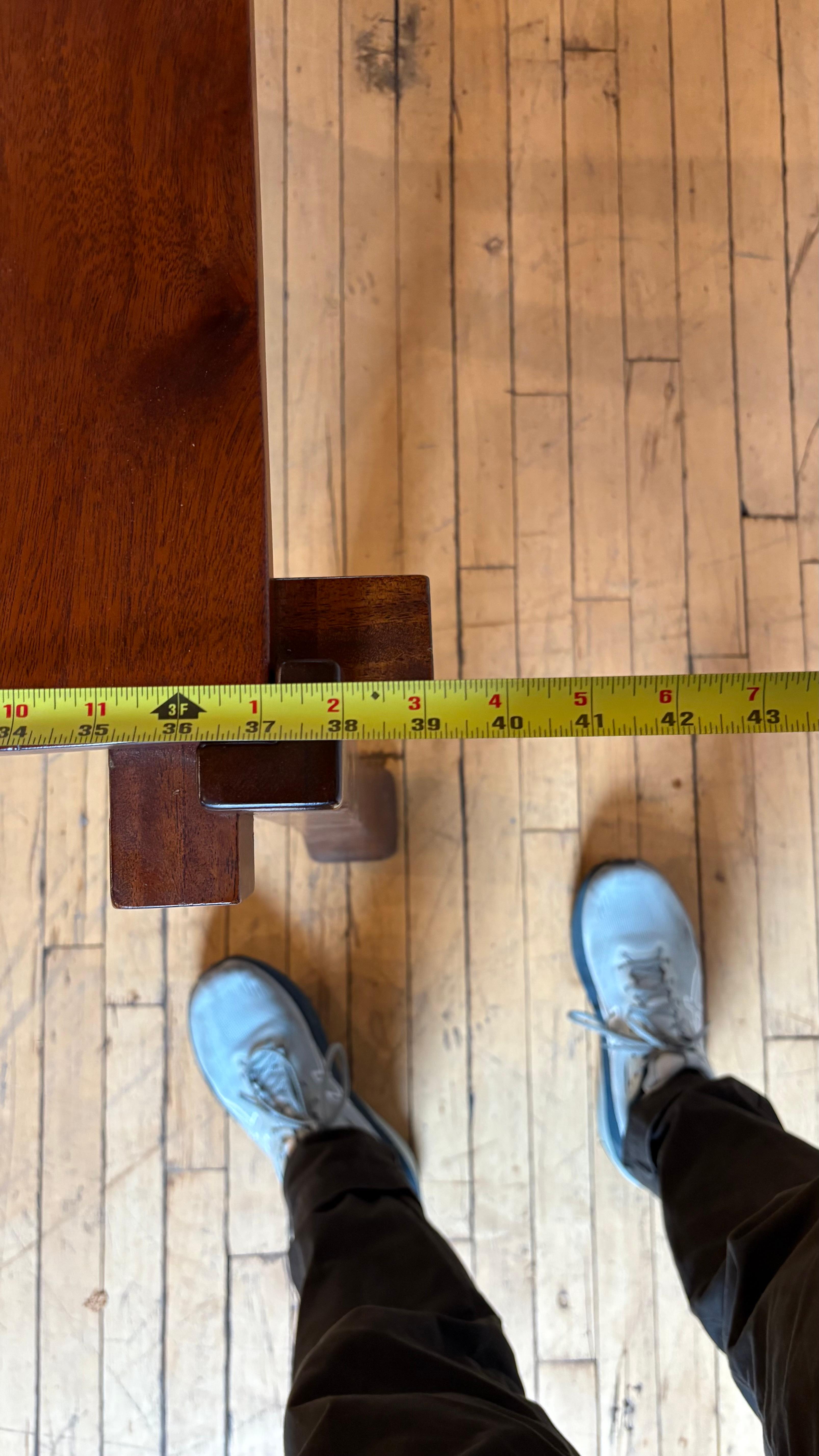 Américain Unique Japanese Style Walnut Table en vente