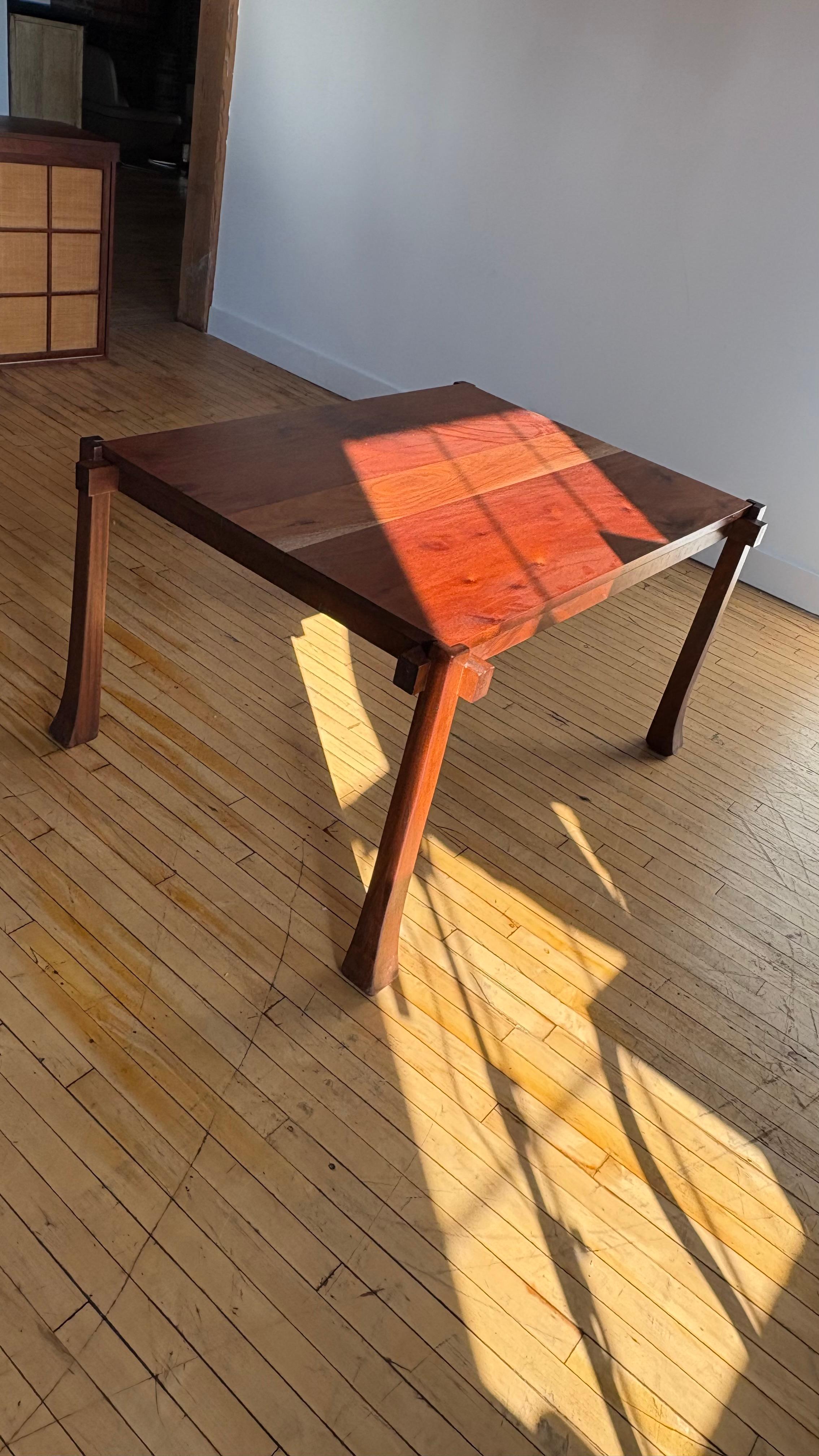 Unique Japanese Style Walnut Table en vente 2