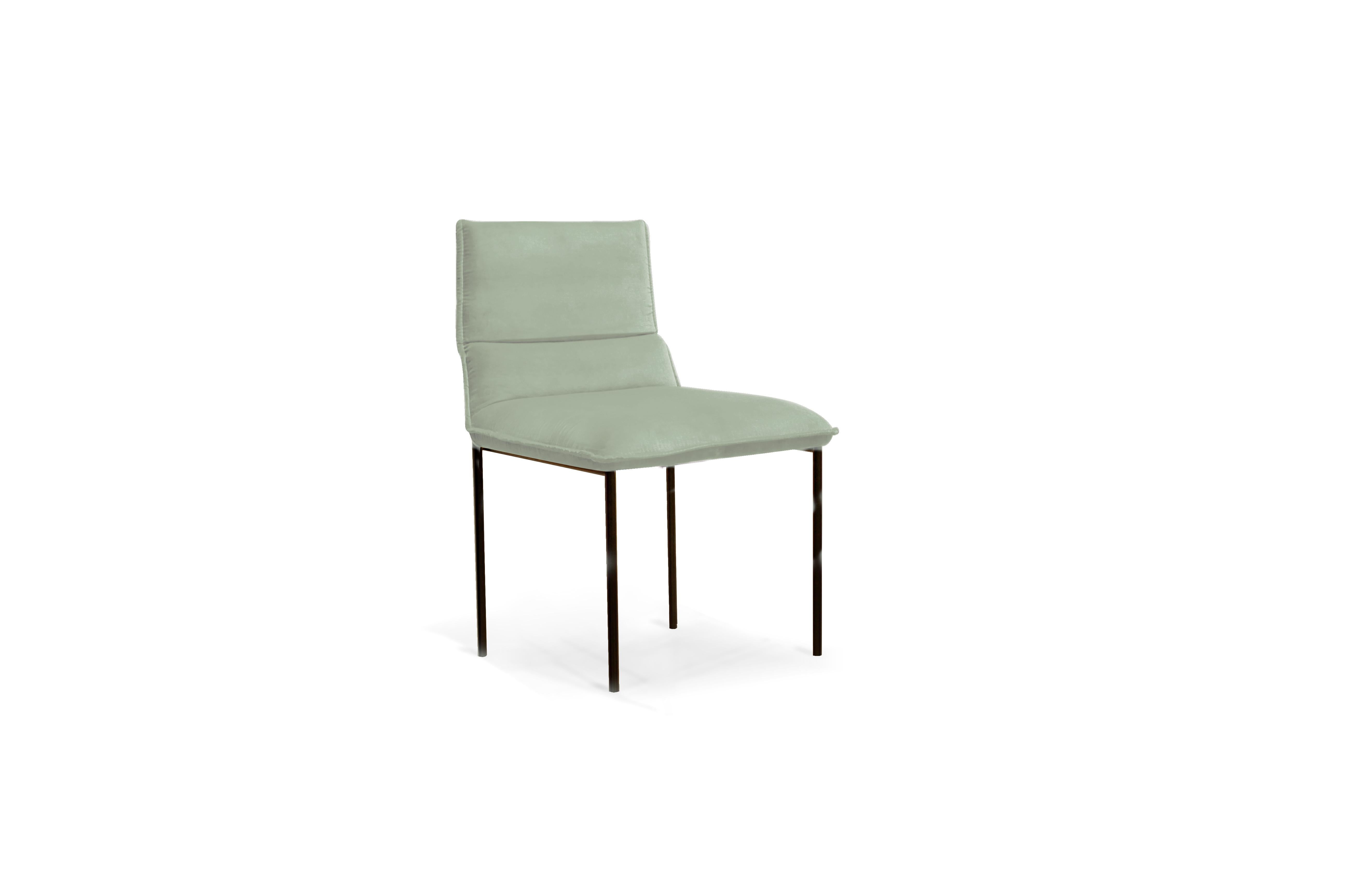 Einzigartiger Jeeves Stuhl von Collector
Abmessungen: B 45 x T 52 x H 80 cm
MATERIALIEN: Metall, Stoff.
Andere MATERIALs sind verfügbar. 

Die Marke Collector hat sich zum Ziel gesetzt, Teil des täglichen Lebens zu sein, indem sie die Möbel mit