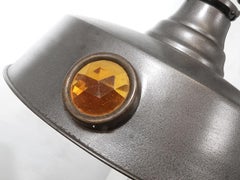 Unique Jeweled Double Shade Gas Chandelier