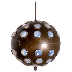 Unique Jeweled Sphere Pendent