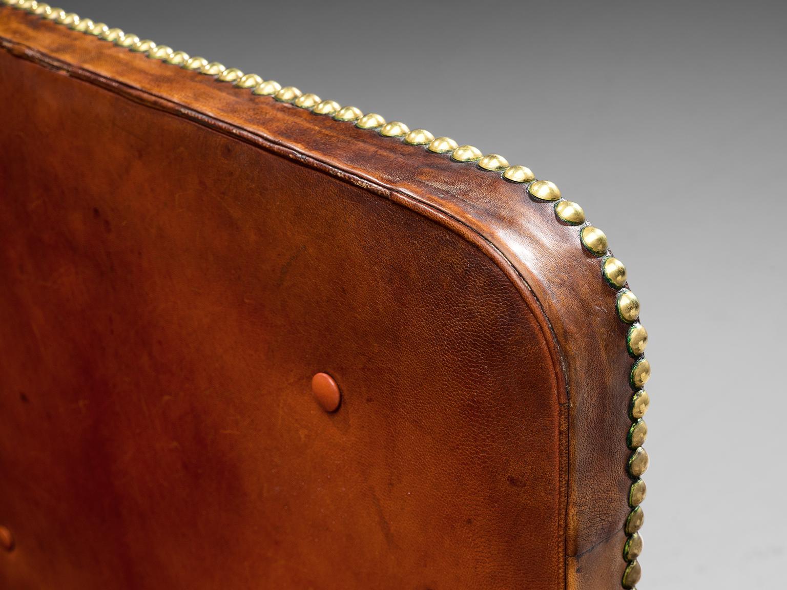 Unique Kaare Klint Sofa in Cognac Leather 2