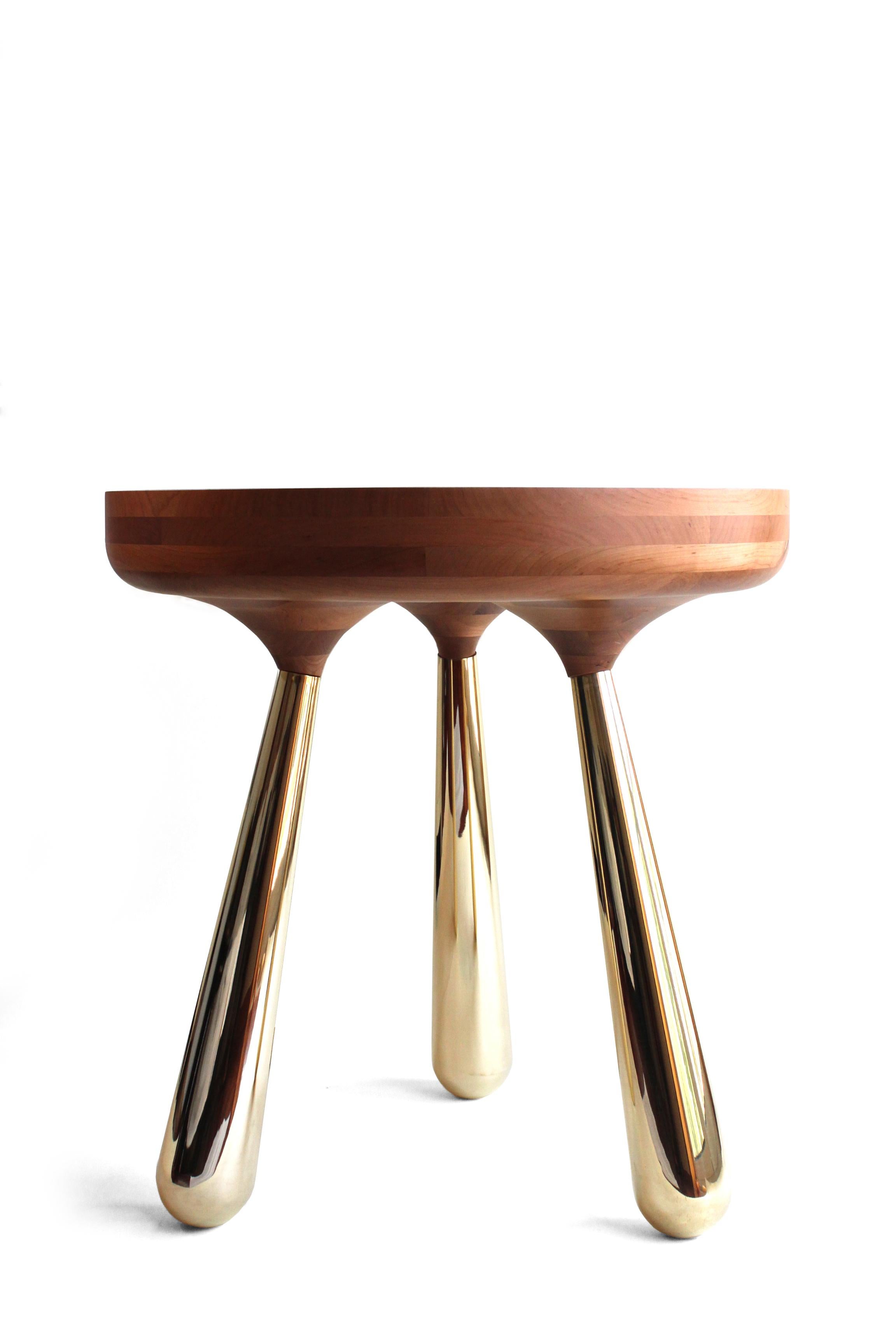 Modern Unique Kaleidoscope Side Table by André Teoman Studio For Sale