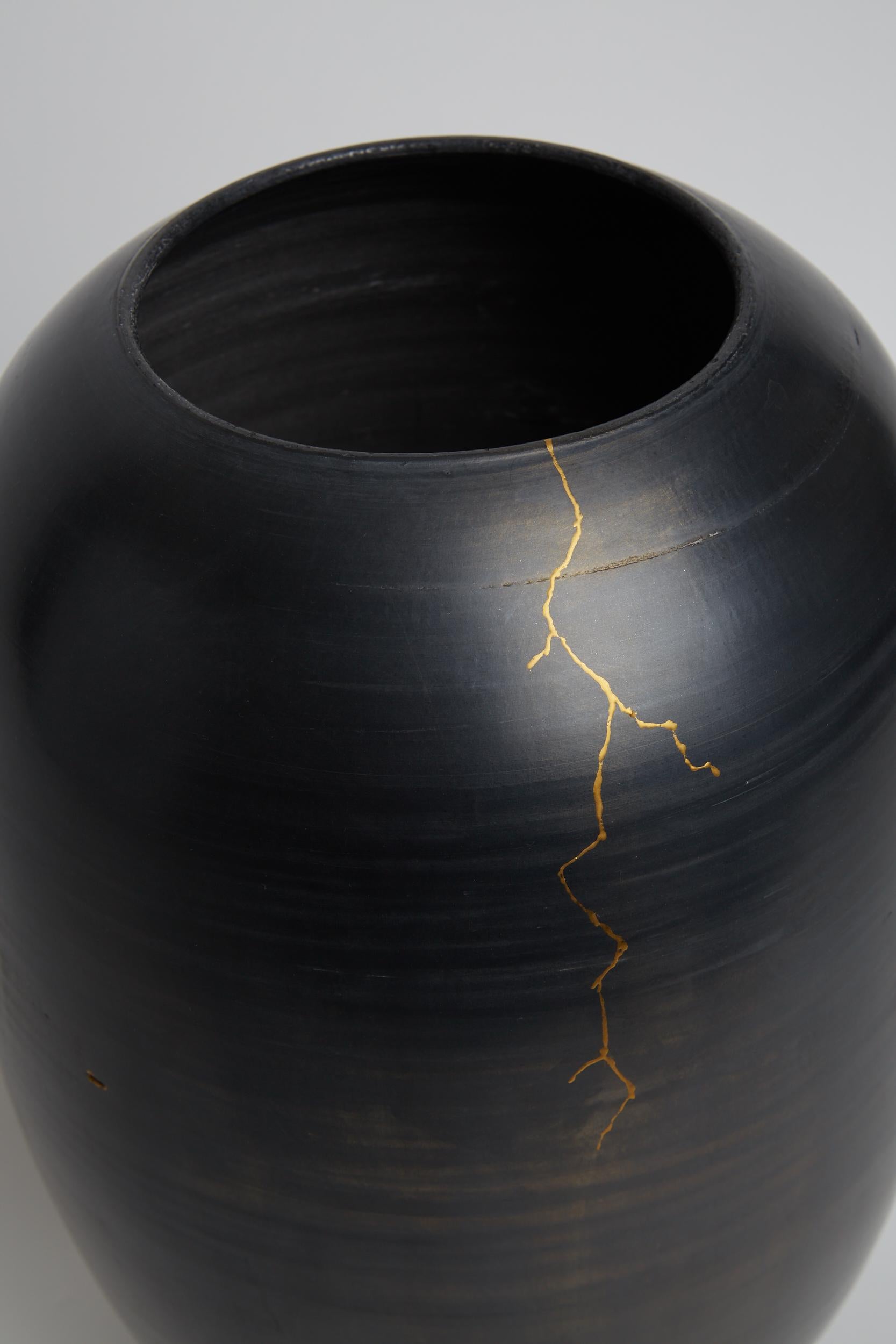 Contemporary Unique Kintsugi Vase by Karen Swami