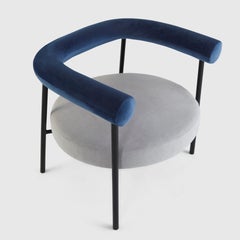 Unique Krest Lounge Chair Black by Hatsu