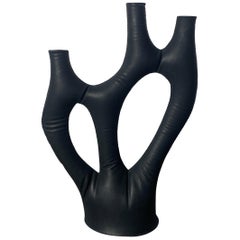 Unique Kreten Candelabra from Souda, Jet Black