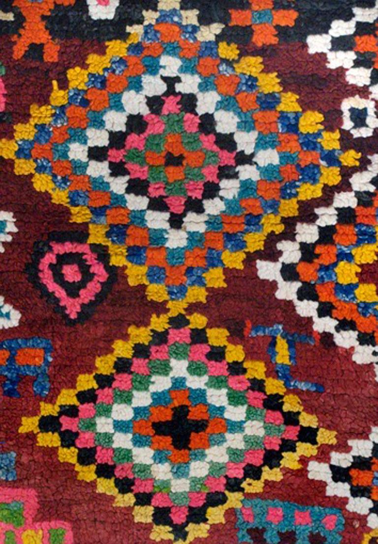 Einzigartiger Kurdischer Teppich, Nordwest- Irak, ca. 1960 (Irakisch) im Angebot