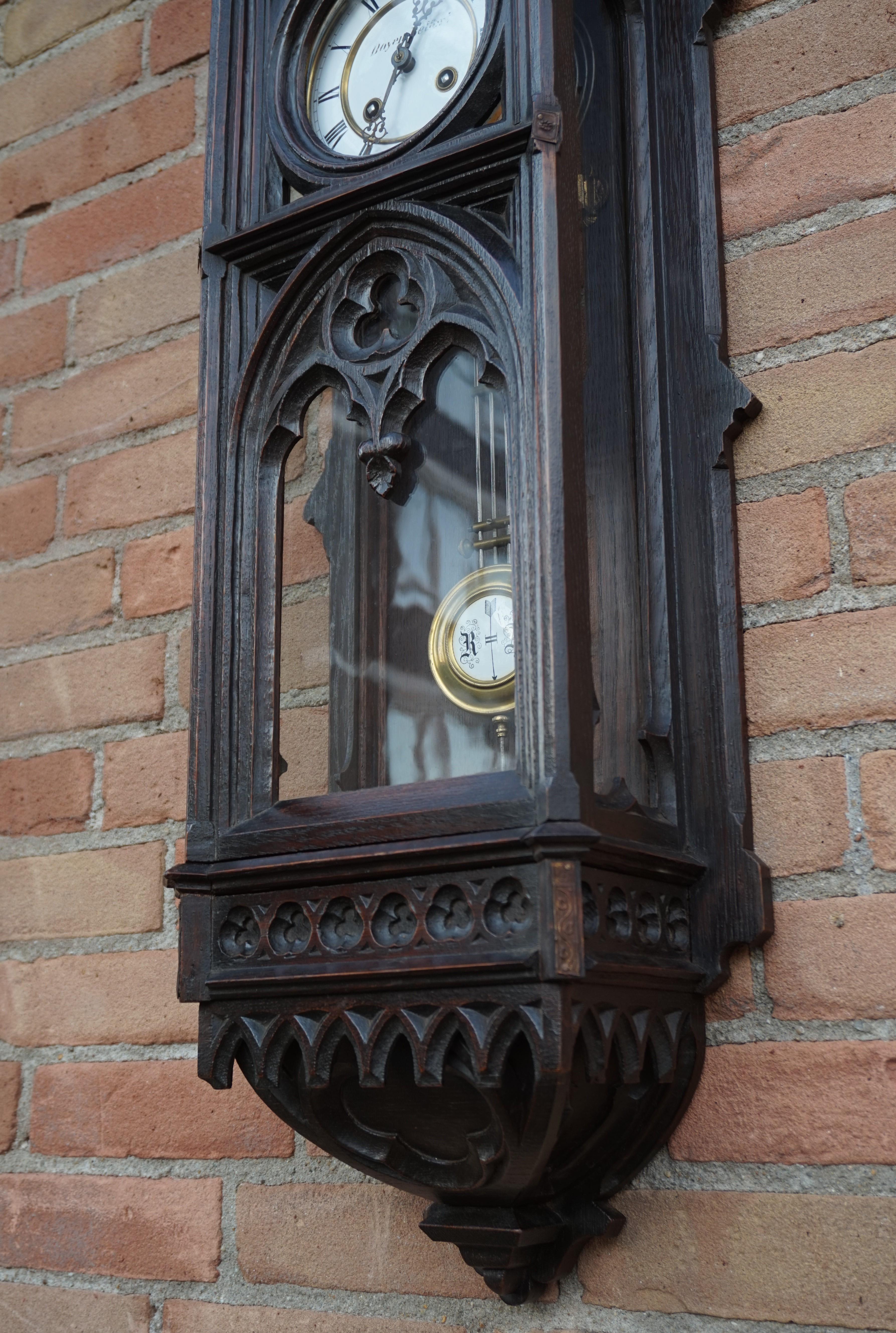 gothic wall clock