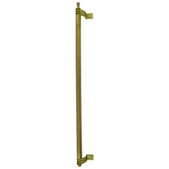 Antique Unique Large Bronze Art Deco Door Handle, 1930s