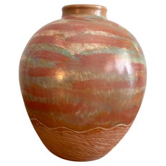 Unique Large Chulucanas Vase, Peru, 1990s