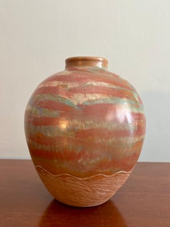 Einzigartige große Chulucanas-Vase, Peru, 1990er Jahre