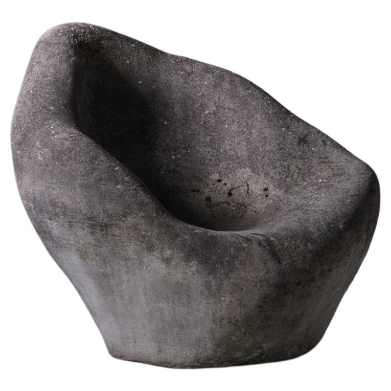 Unique Large ‘Concrete’ Sculptural Garden Chair, 1970s