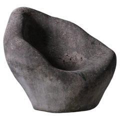Unique Large ‘Concrete’ Sculptural Garden Chair, 1970s