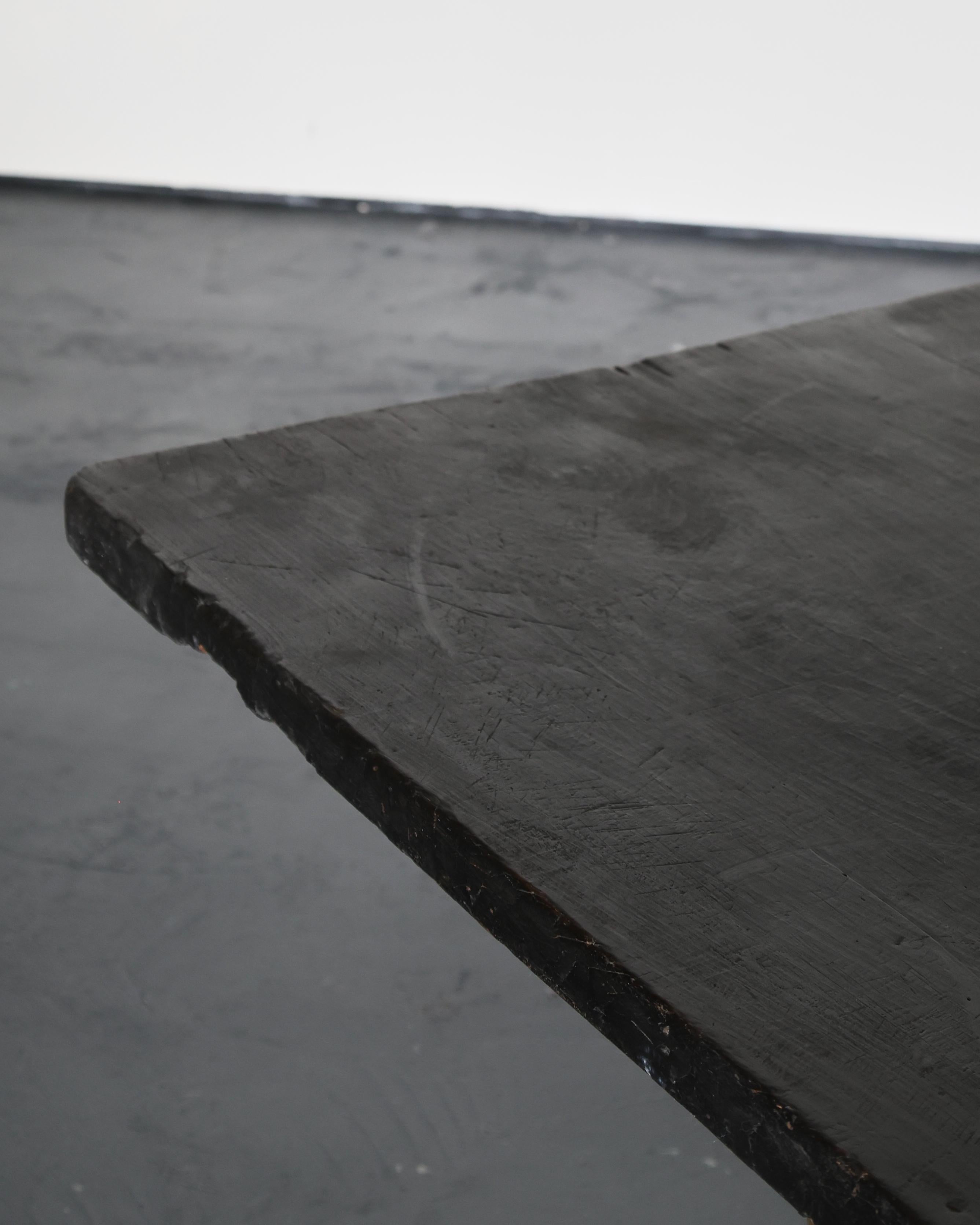 Unique Large Dug-out Japanese Coffee Table Wabi Sabi (2) For Sale 1