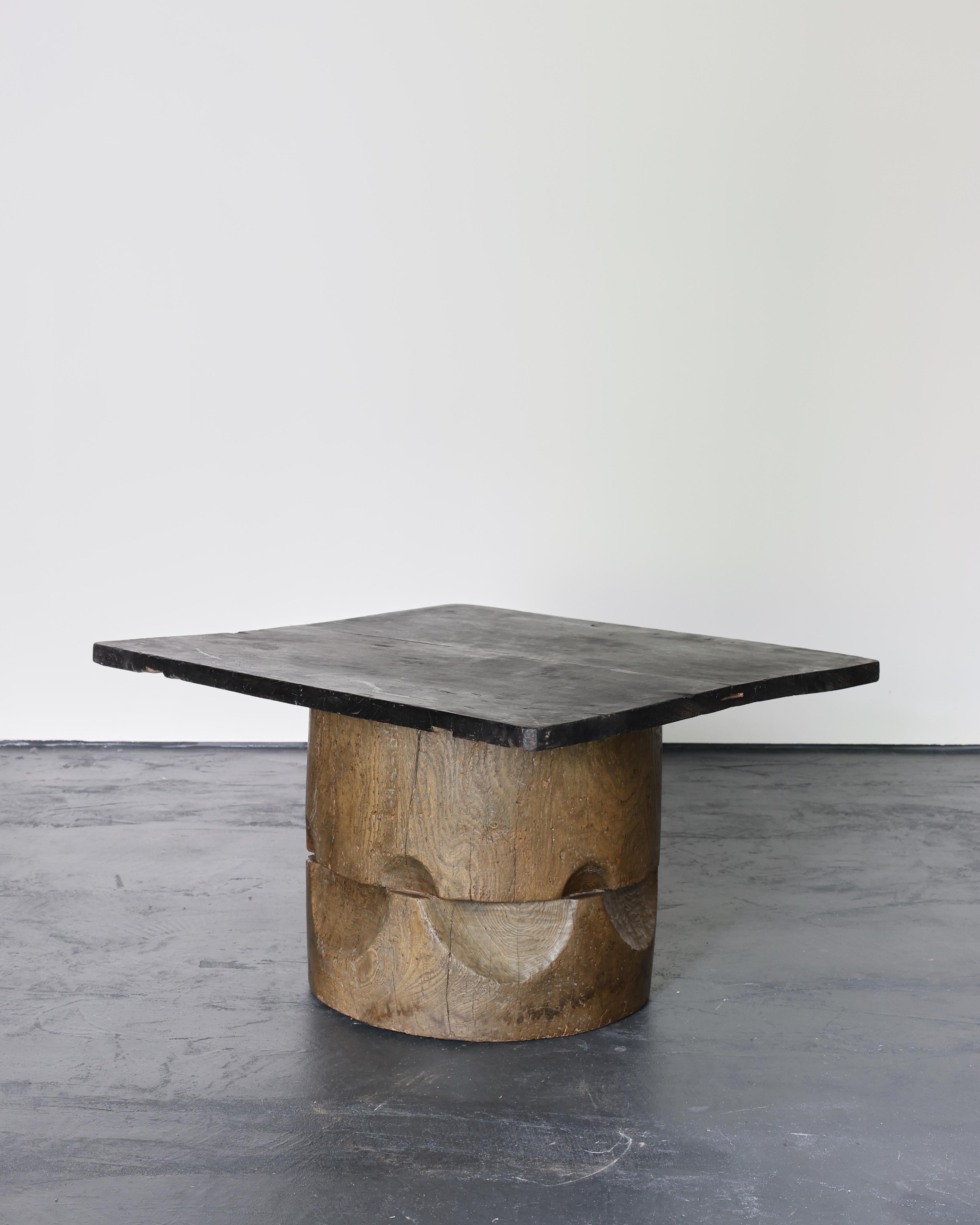Unique Large Dug-out Japanese Coffee Table Wabi Sabi (2) For Sale 4