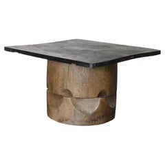 Unique Large Dug-out Japanese Coffee Table Wabi Sabi (2)