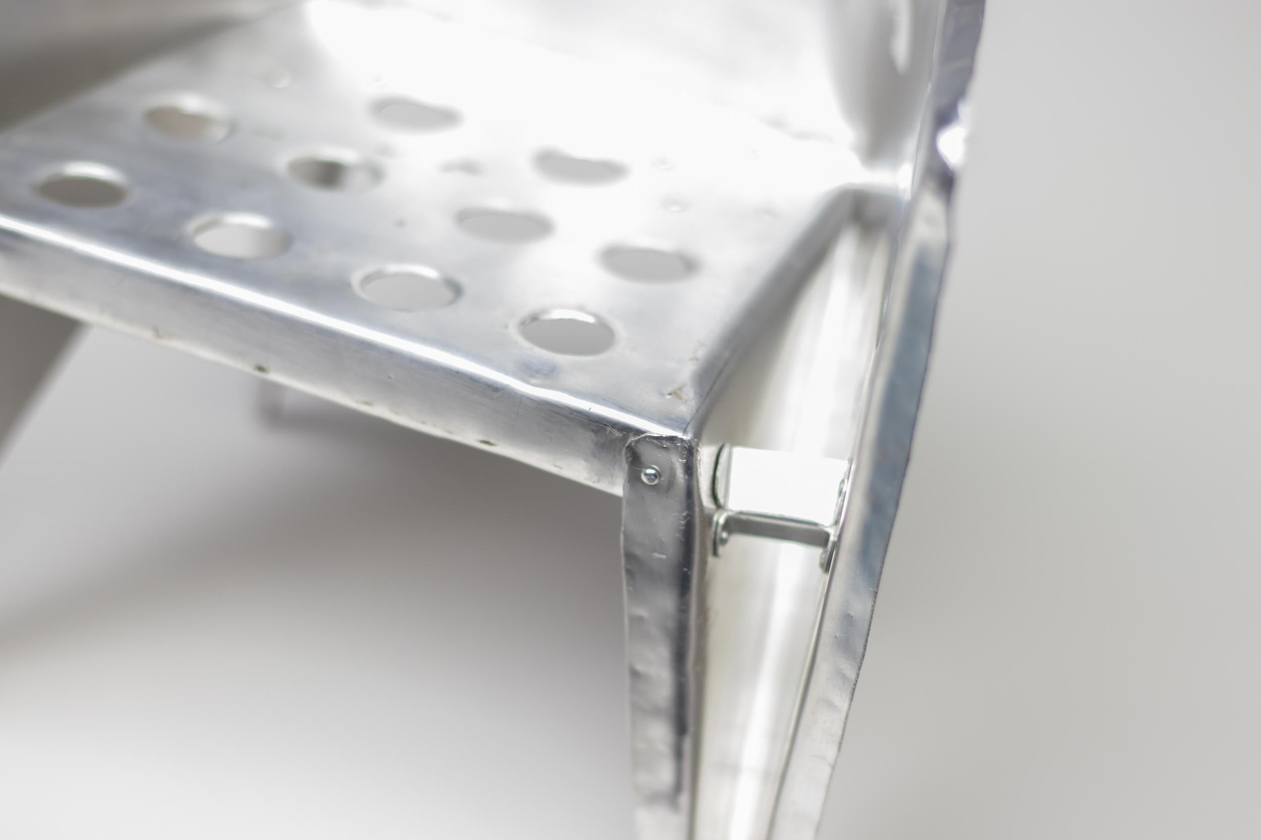 Grand modèle unique de « chariot en aluminium » de Gerrit Thomas Rietveld en vente 1