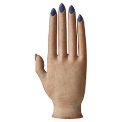 Unique Large Stoneware Sculpture Woman's Hand by Finn Lynggaard, Denmark, 1970s