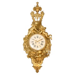 Único reloj de cartela de bronce dorado de finales del siglo XIX-principios del XX, de François Linke