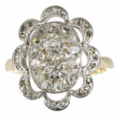 Unique Late Victorian Antique Diamond Engagement Ring