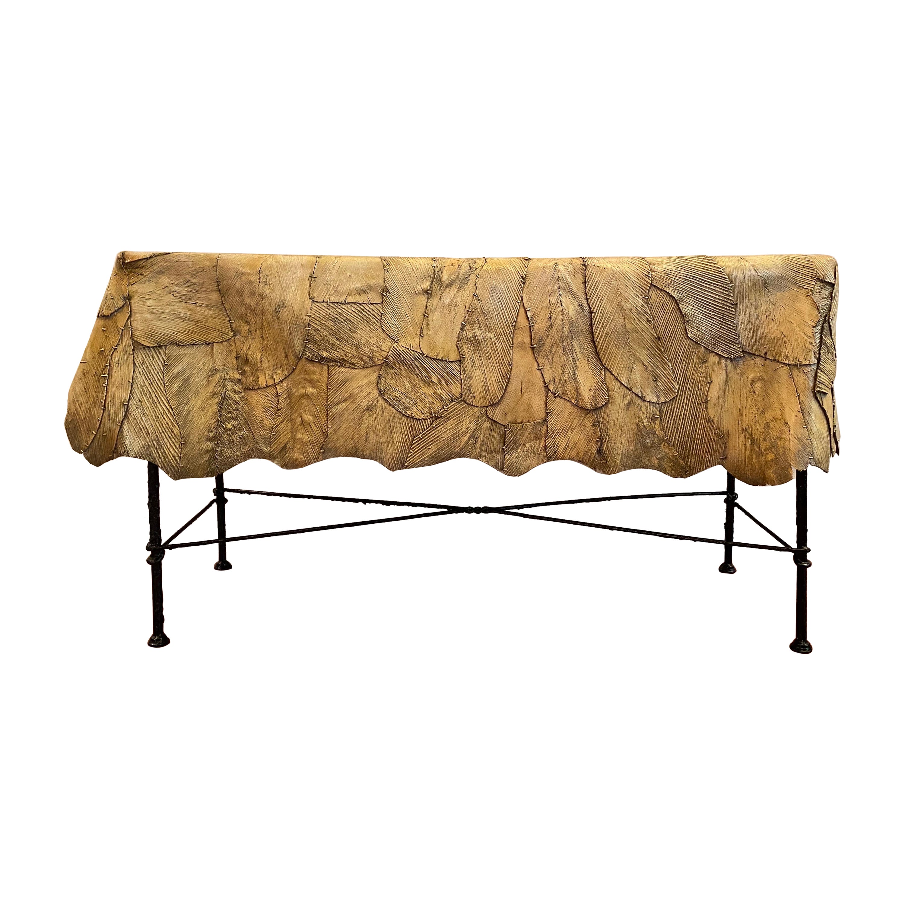 Unique Leaf Console Table