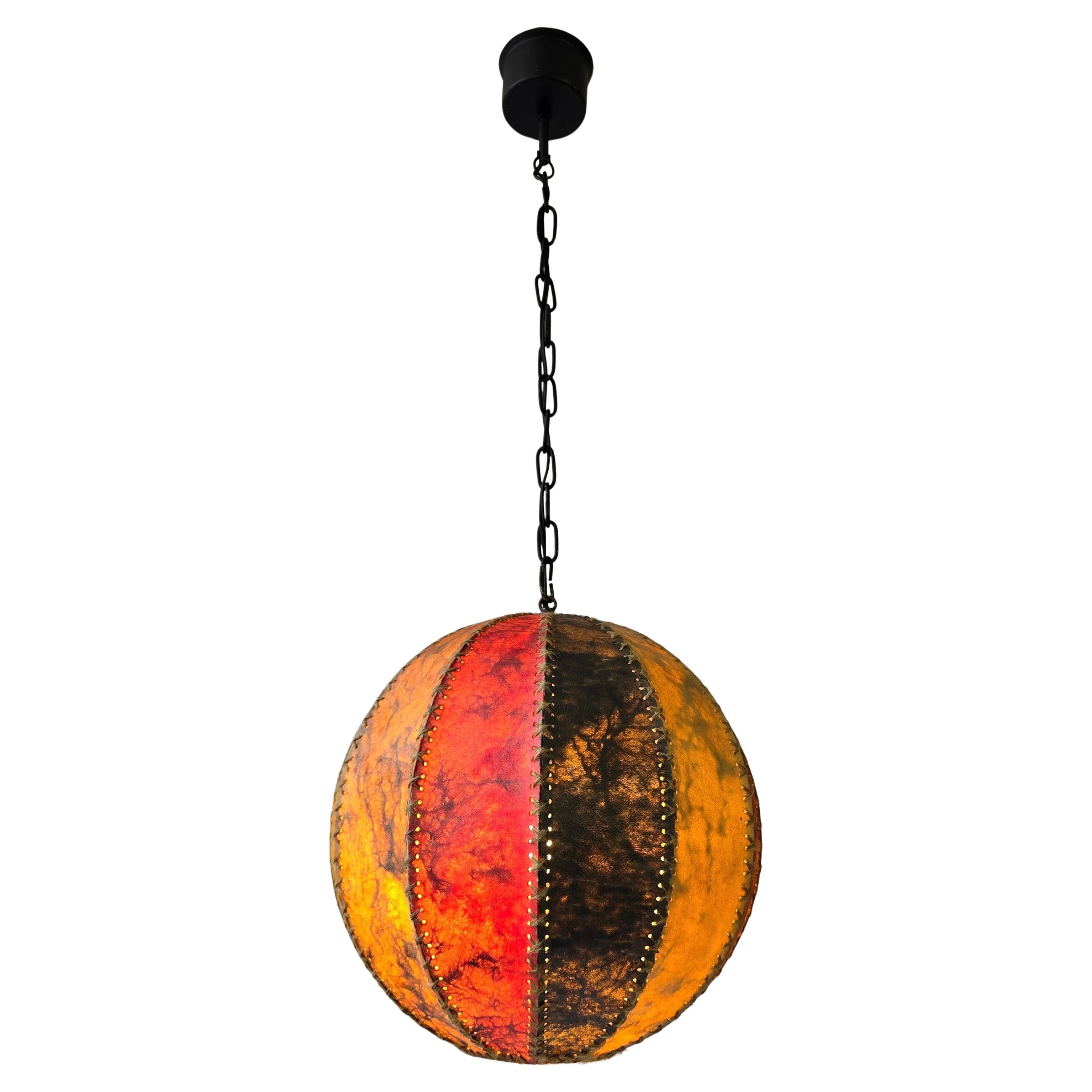 Unique Leather Ceiling Light