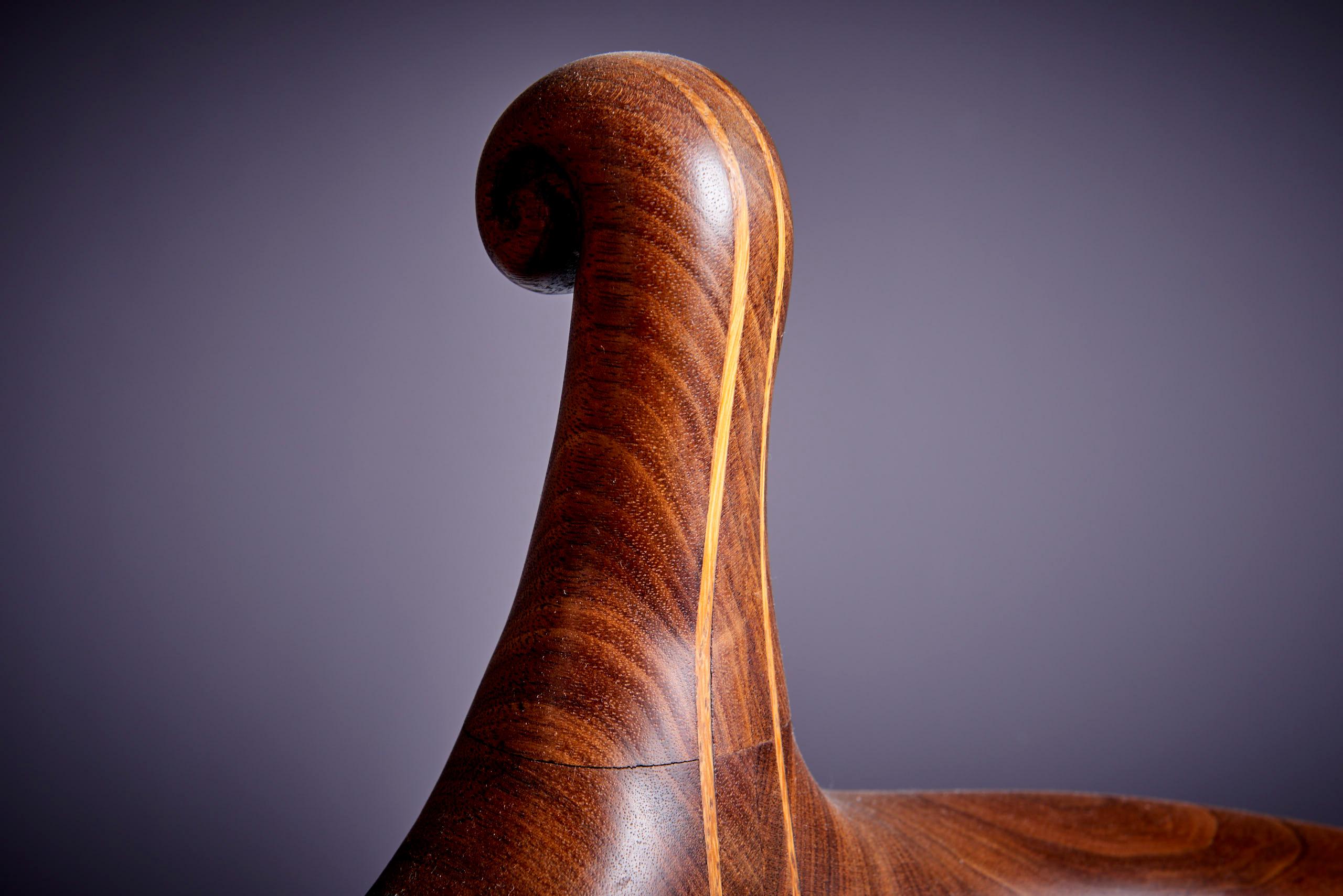 Excellent unique set from woodworker Lee Swennes. Two individual heavy solid walnut bowls and cup from his private collection. Measurements is the size of the left bowl.
Measurements:
Right bowl: 63cm / 24.80