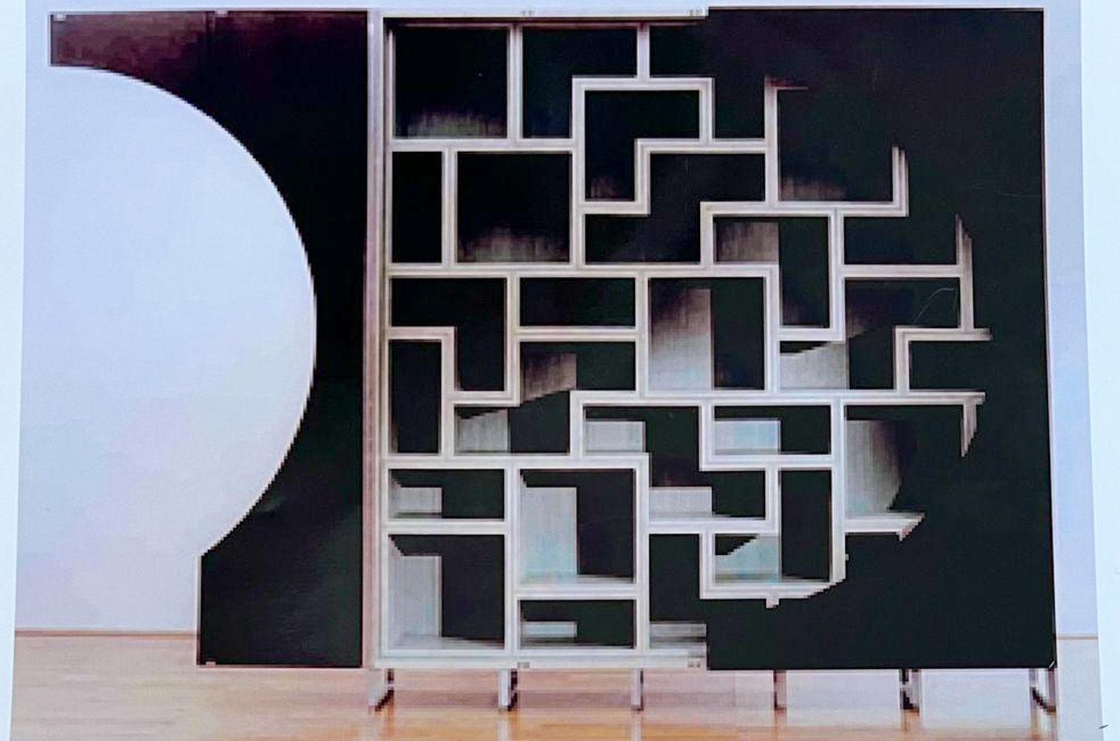 Italiano Mobile biblioteca unico di Masanori Umeda per OAK Design, Italia anni '90 in vendita