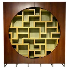 Vintage Unique Library Cabinet by Masanori Umeda for OAK Design, Italy 1990s
