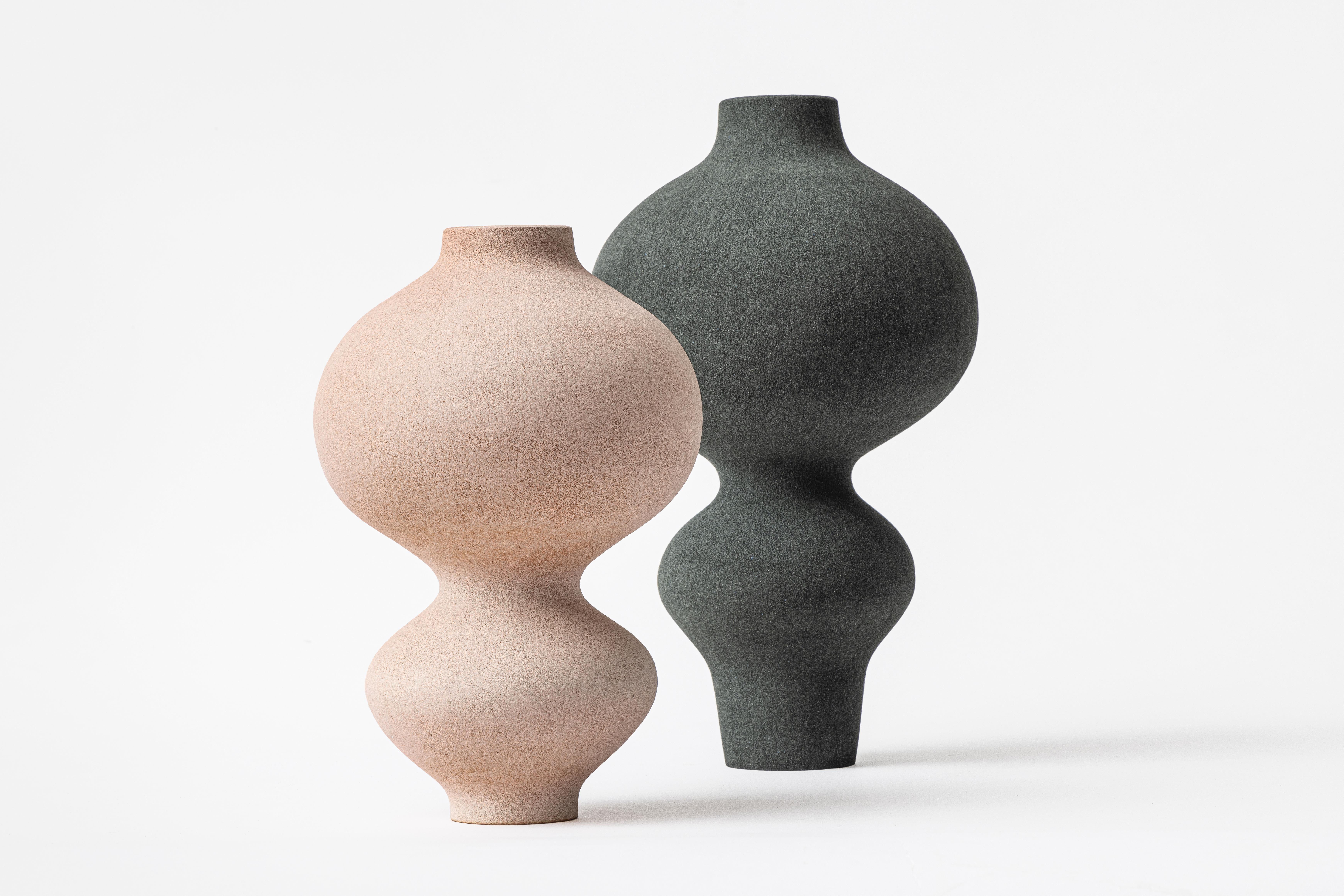 Contemporary Unique Light Pink Vase, Turi Heisselberg Pedersen For Sale