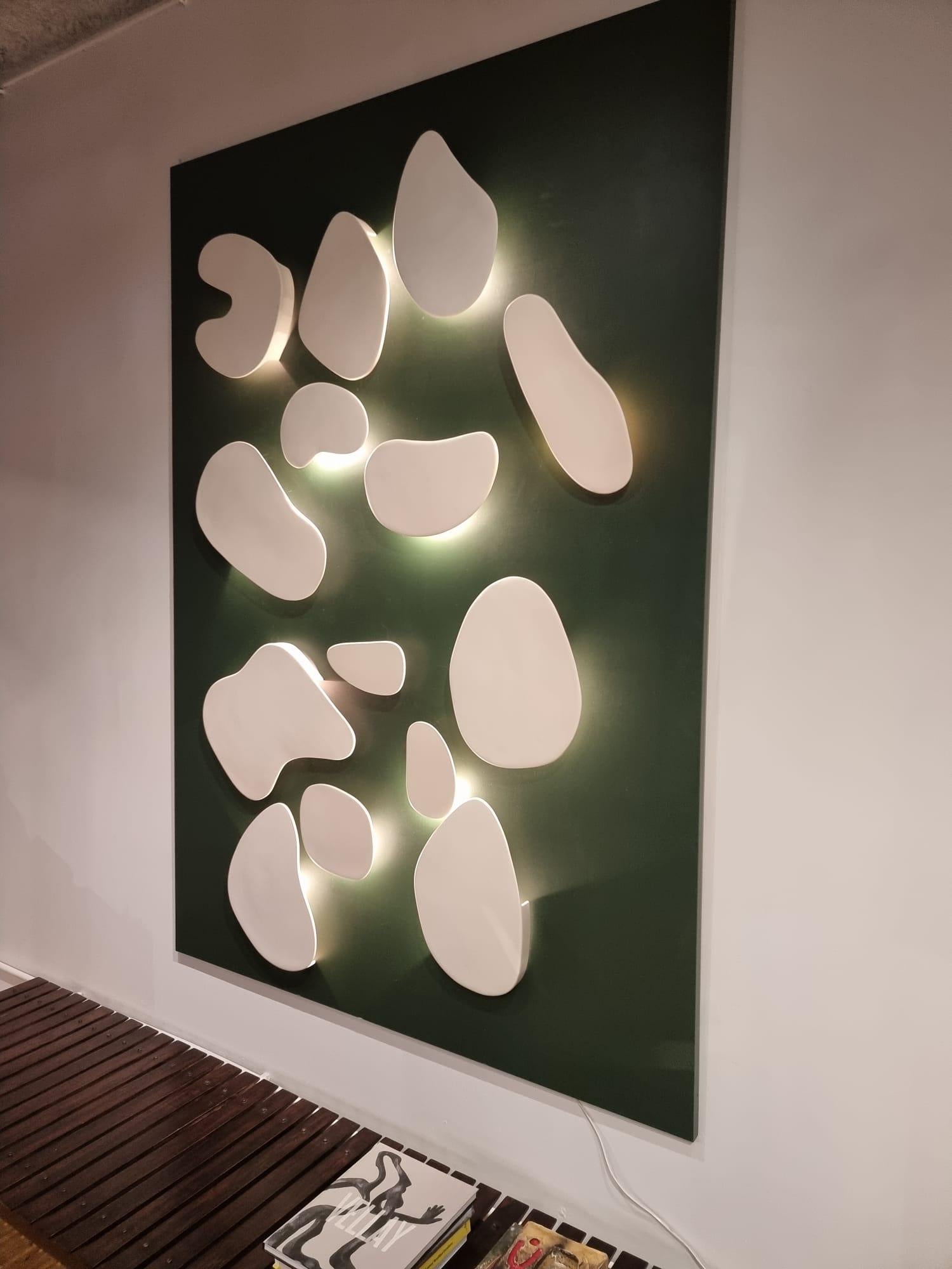 Contemporary Unique Light Wall by Elsa Foulon For Sale
