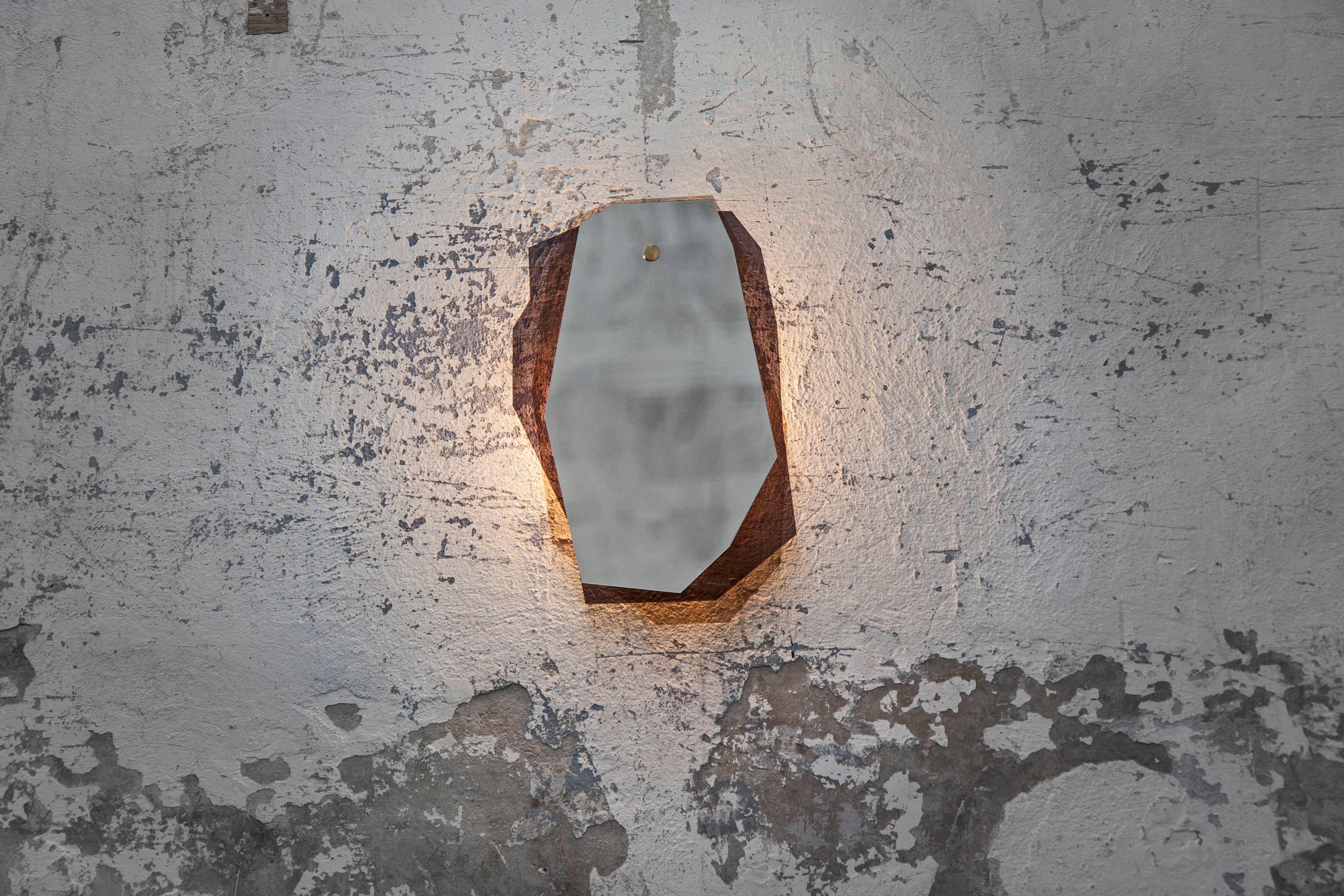 Post-Modern Unique Light Wall Mirror