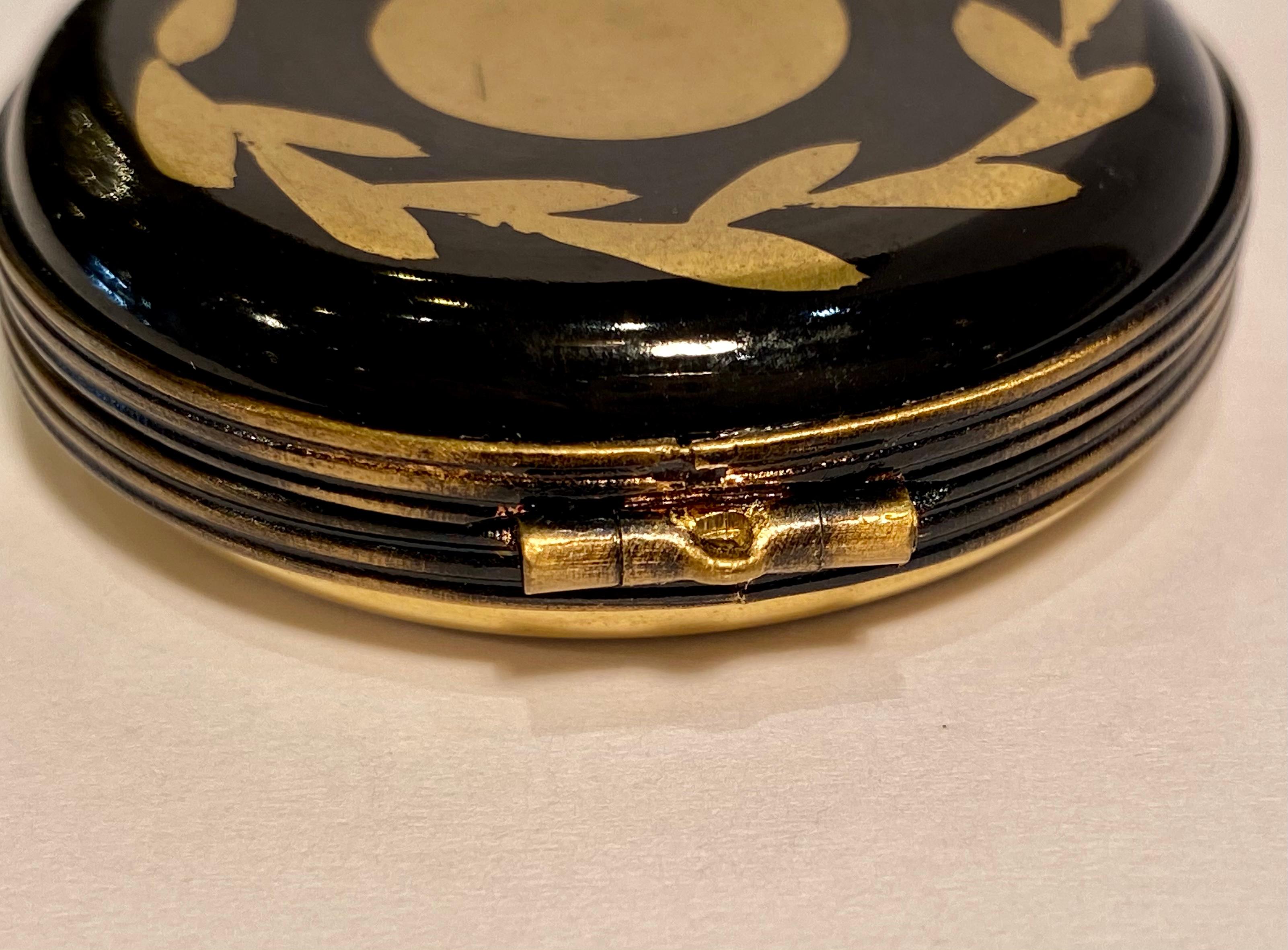 Unique Limoges France Pocket Watch Time for Celebration Trinket Box with Chain In Good Condition In Tustin, CA