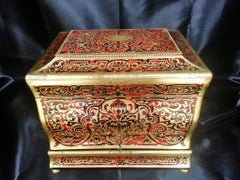 Unique Liquor Cellar Cave Cabinet in Boulle, Tortoiseshell and Baccarat Crystal