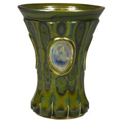 Antique Unique Lithyaline Goblet from the 19th Century by Bedřich Egermann Haida