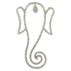 Unique Lord Ganesh diamond pendant